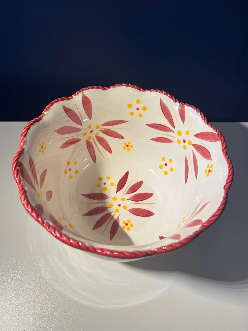 Temptations scalloped ceramic